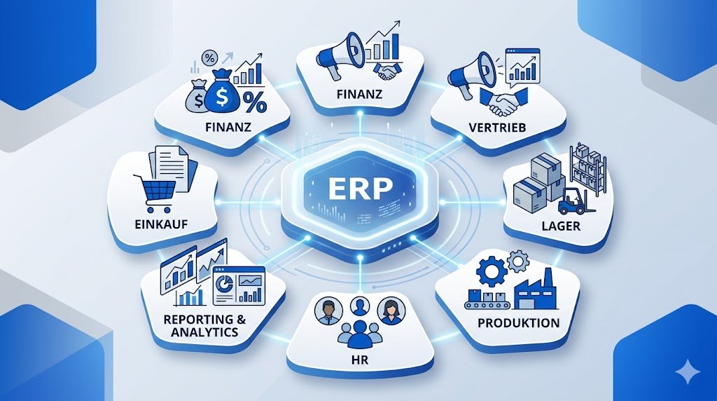 Was ist ein ERP-System? Definition, Funktionen und Praxis-Beispiele