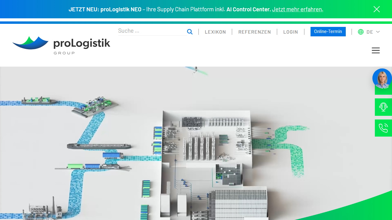 Screenshot of the homepage of active L-wiS