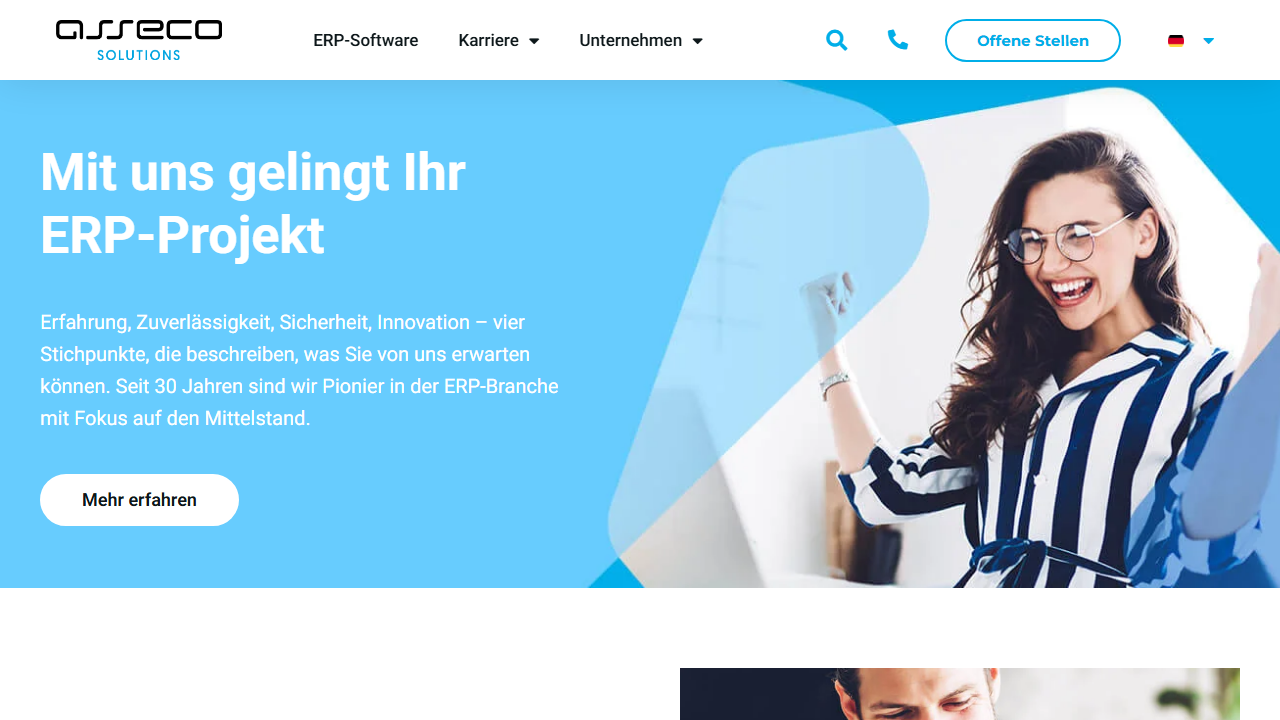 Screenshot of the homepage of APplus