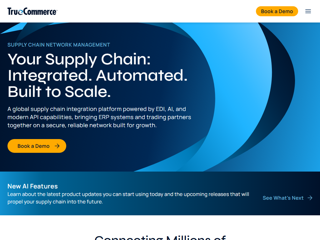 Screenshot der Homepage von DiCentral