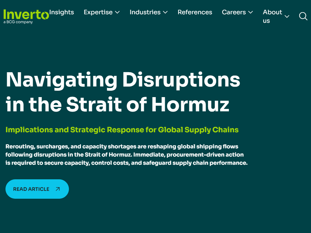 Screenshot der Homepage von e-contor Sourcing Suite