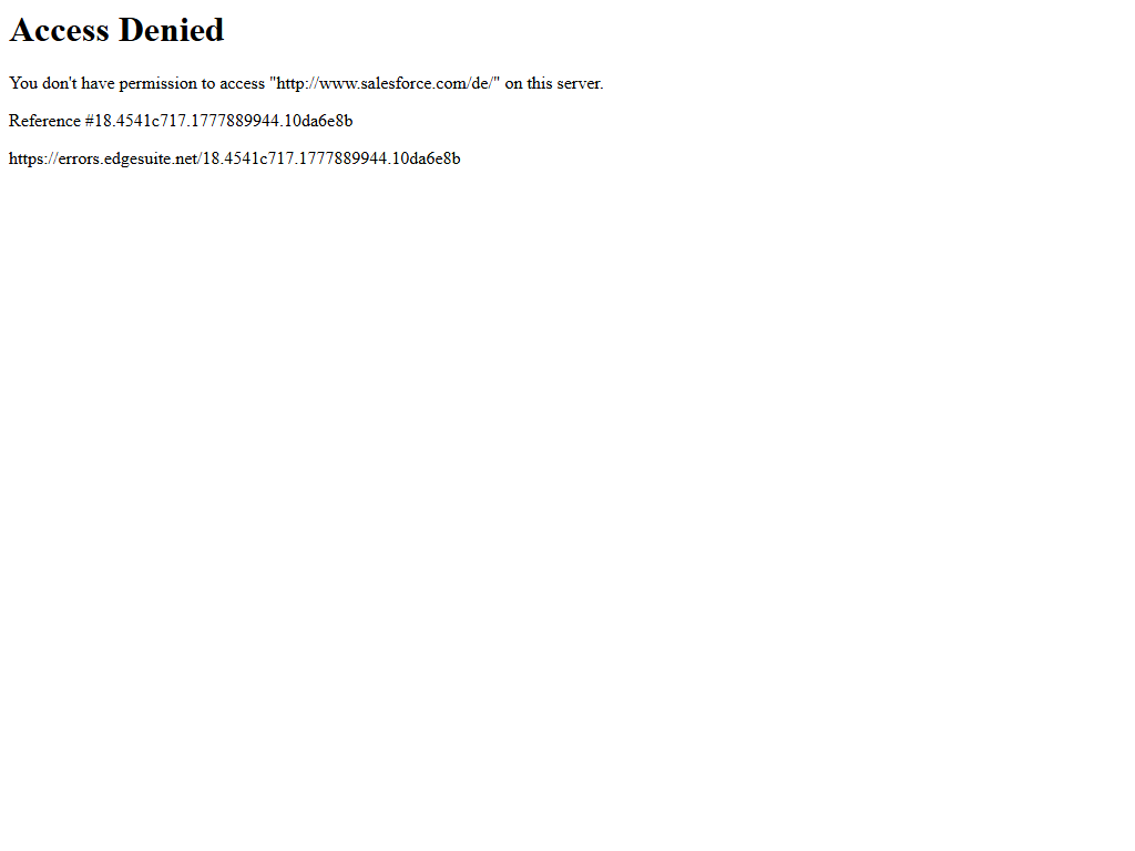 Screenshot of the homepage of Salesforce CRM